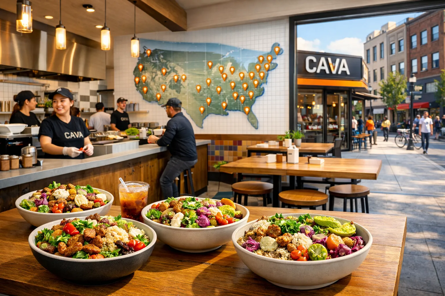 CAVA Locations by State (USA)