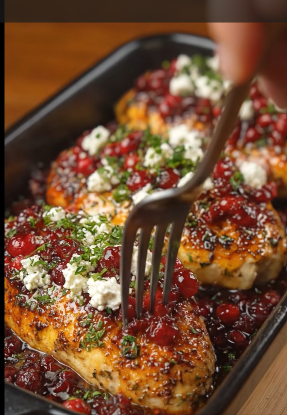 Honey Cranberry Chicken Bake