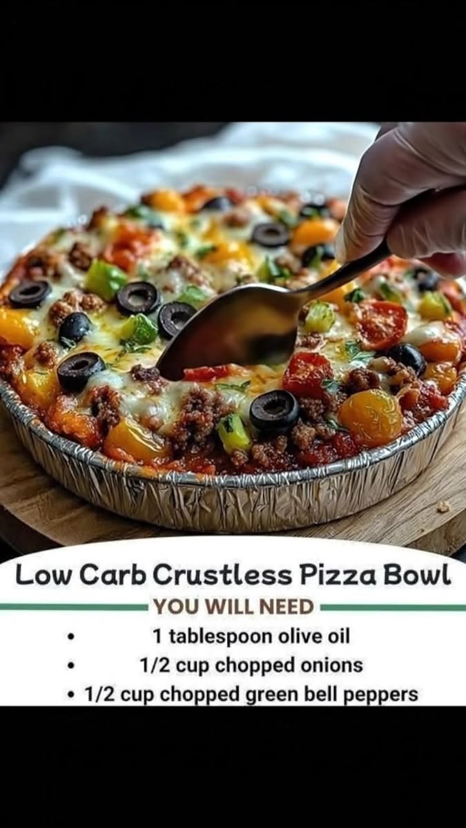 Crustless Pizza Bowl (Keto & Low-Carb)