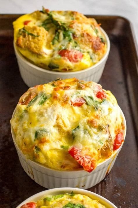 Individual Breakfast Casseroles (Full Recipe)