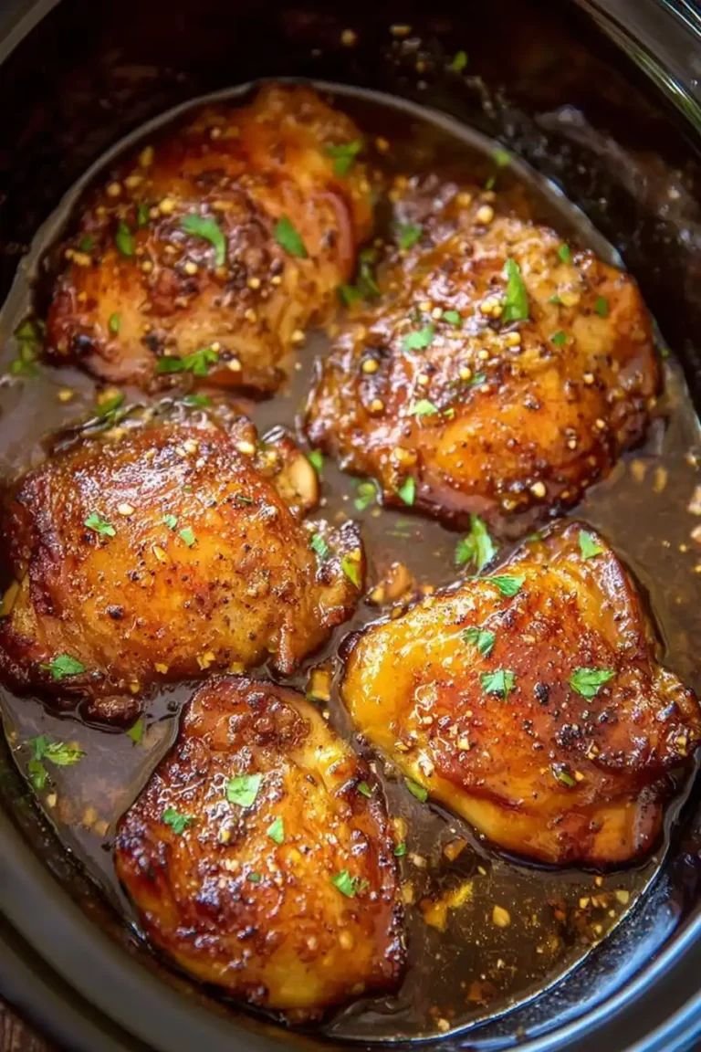 Crockpot Garlic & Brown Sugar Chicken