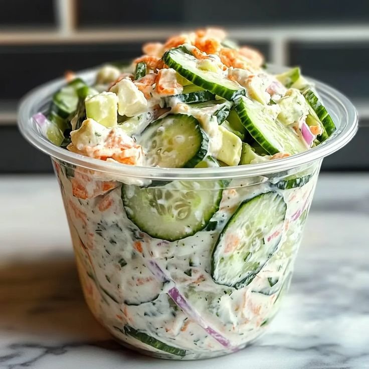 Sushi Cucumber Salad (full recipe)