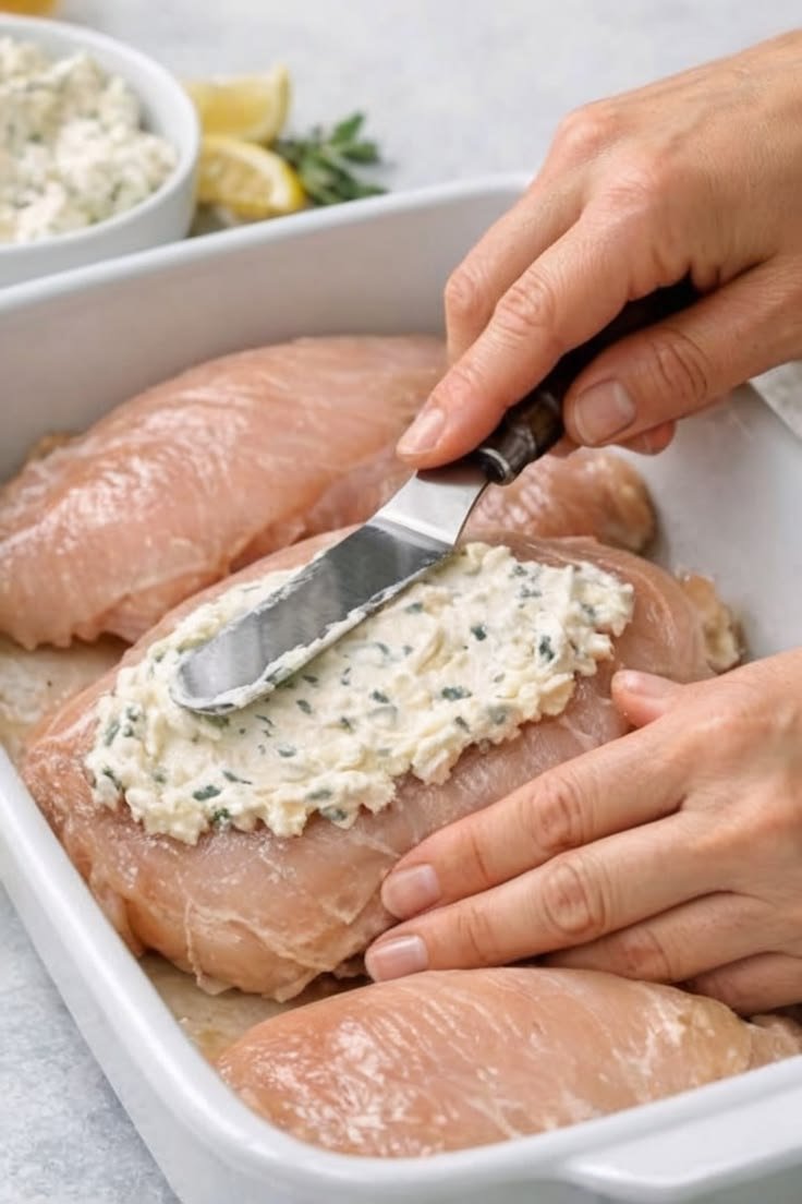 Simple Baked Cream Cheese Chicken