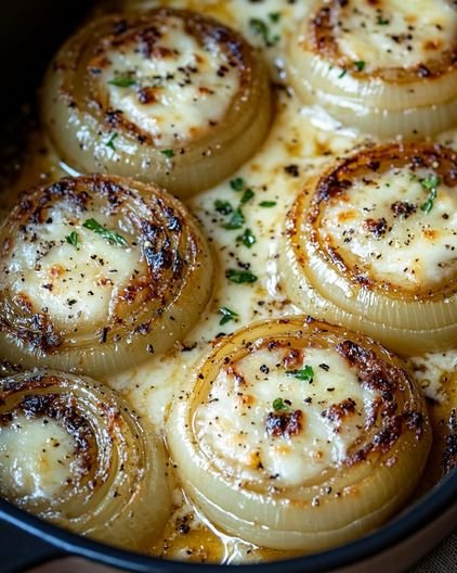 Baked Onions with Asiago Cheese (Creamy & Comforting)