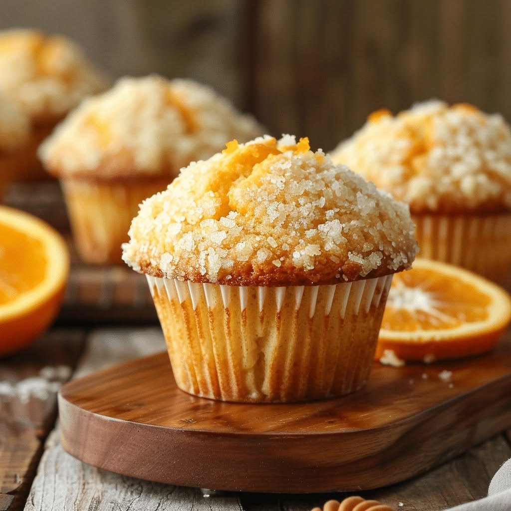Fresh Orange Muffins (Light & Fluffy)