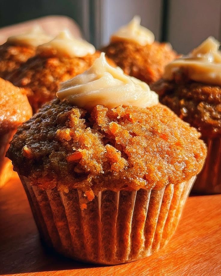 Carrot Cake Muffins (Moist & Flavorful)