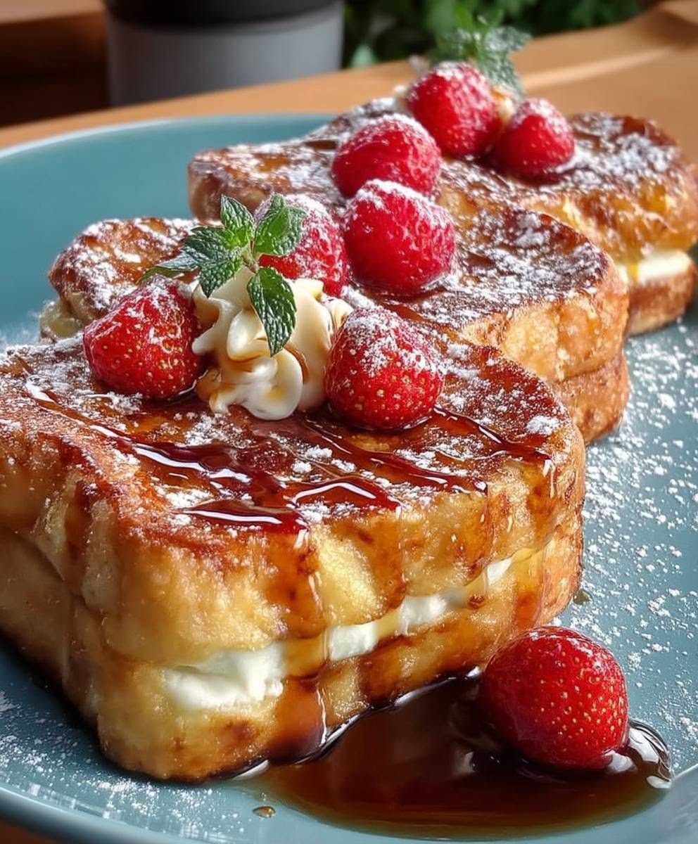 Fluffy Hawaiian Sweet Roll French Toast