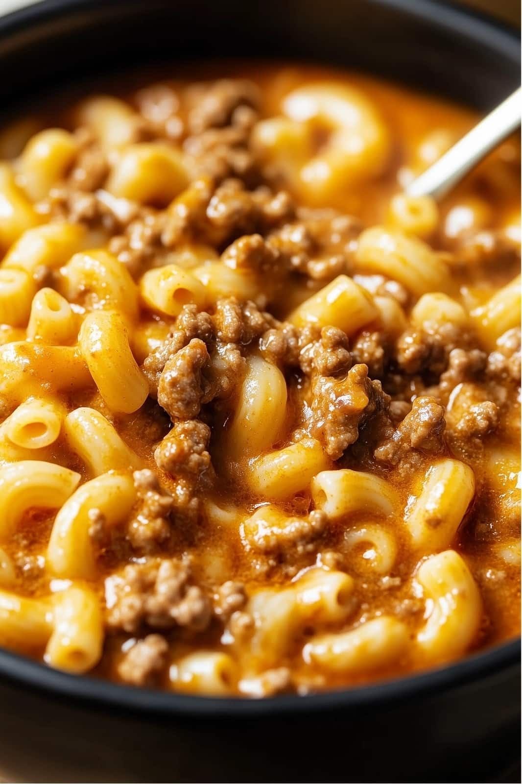 One-Pot Cheeseburger Macaroni Soup (No Velveeta!)