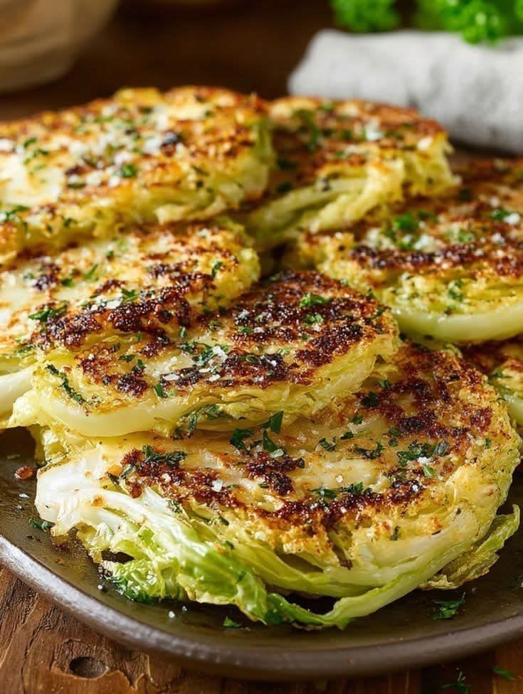 Old-Fashioned Southern Fried Cabbage Steaks