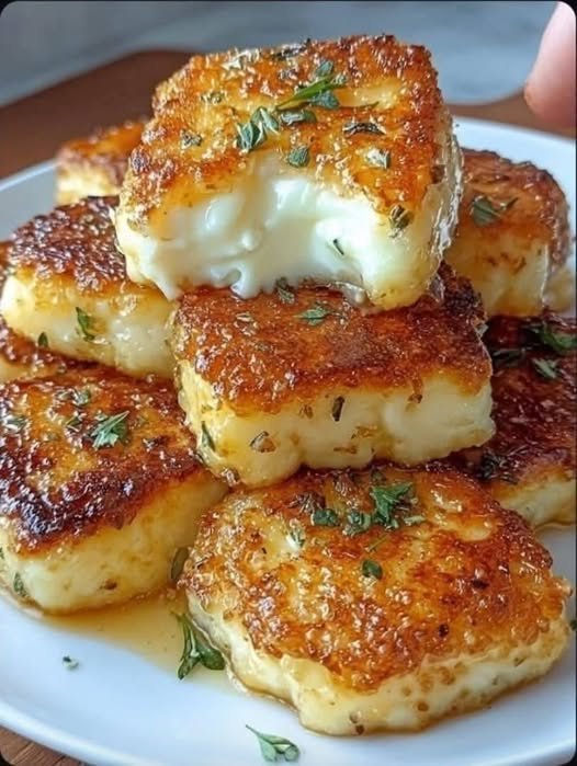 Crispy Heaven (3-Ingredient Fried Cheese Bites)