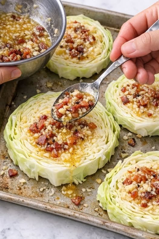 Butter-Roasted Cabbage Steaks (Low-Carb, Rich & Surprisingly Filling)