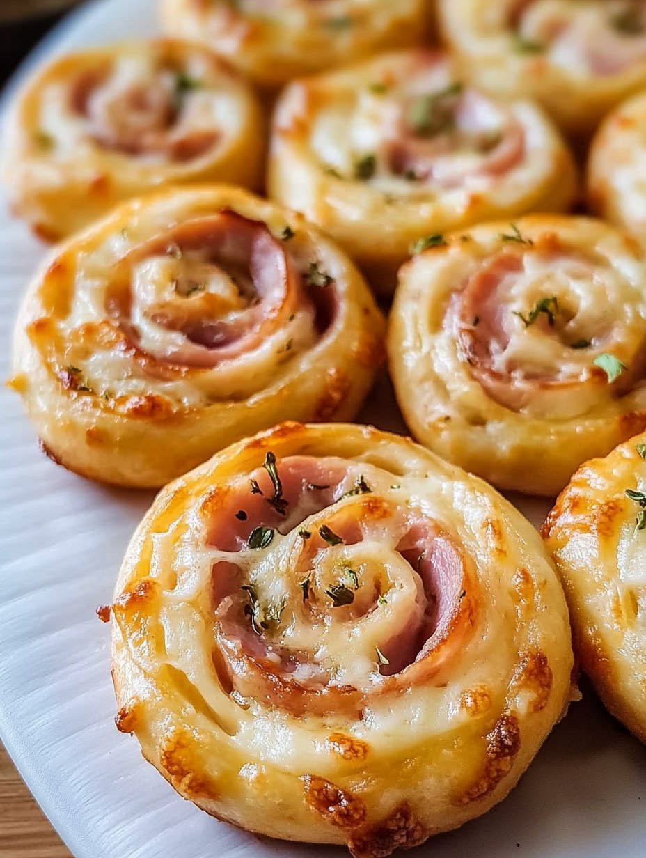 Easy Ham and Cheese Pinwheels (full Recipe)