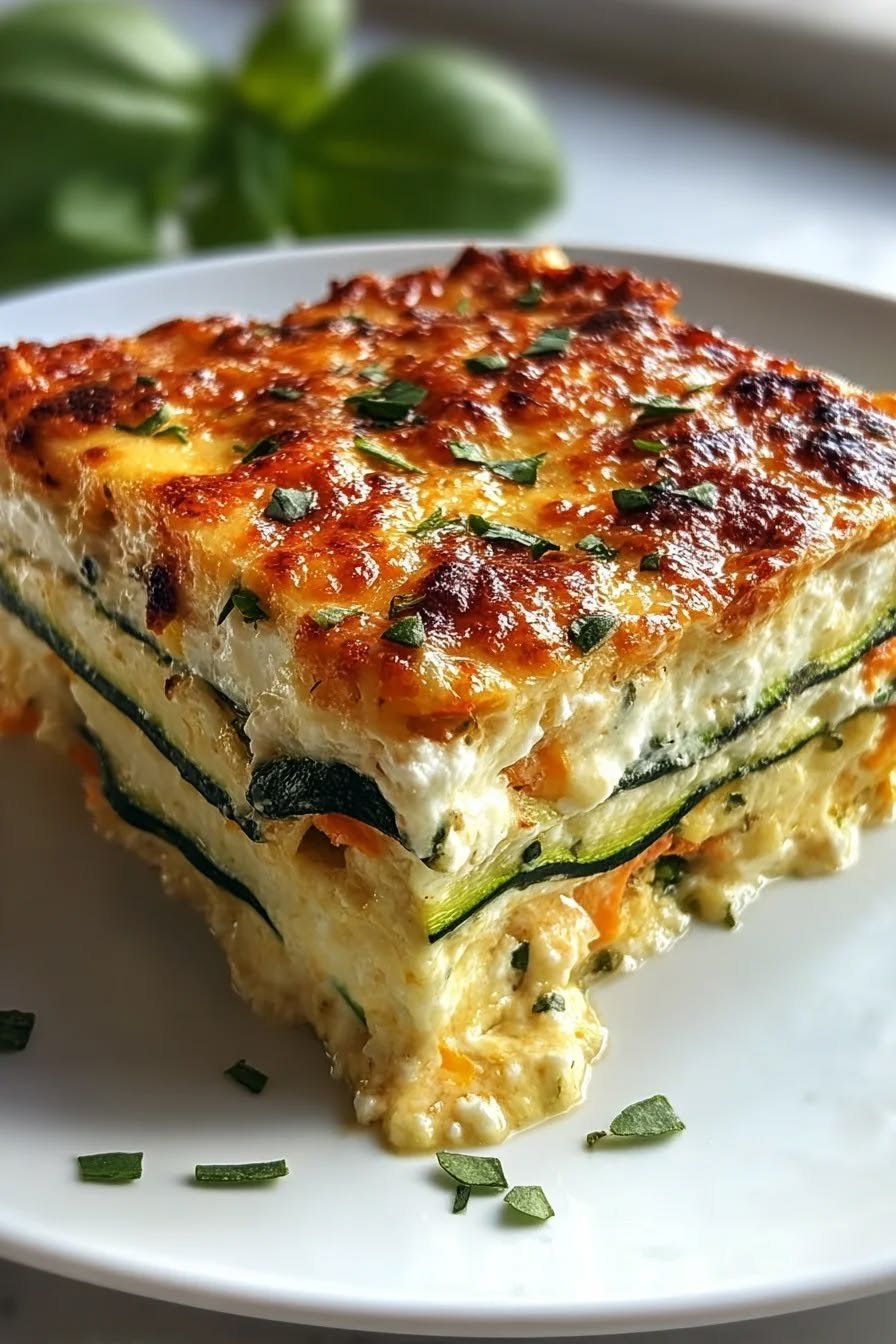 Cottage Cheese & Veggie Bake (Full Recipe)