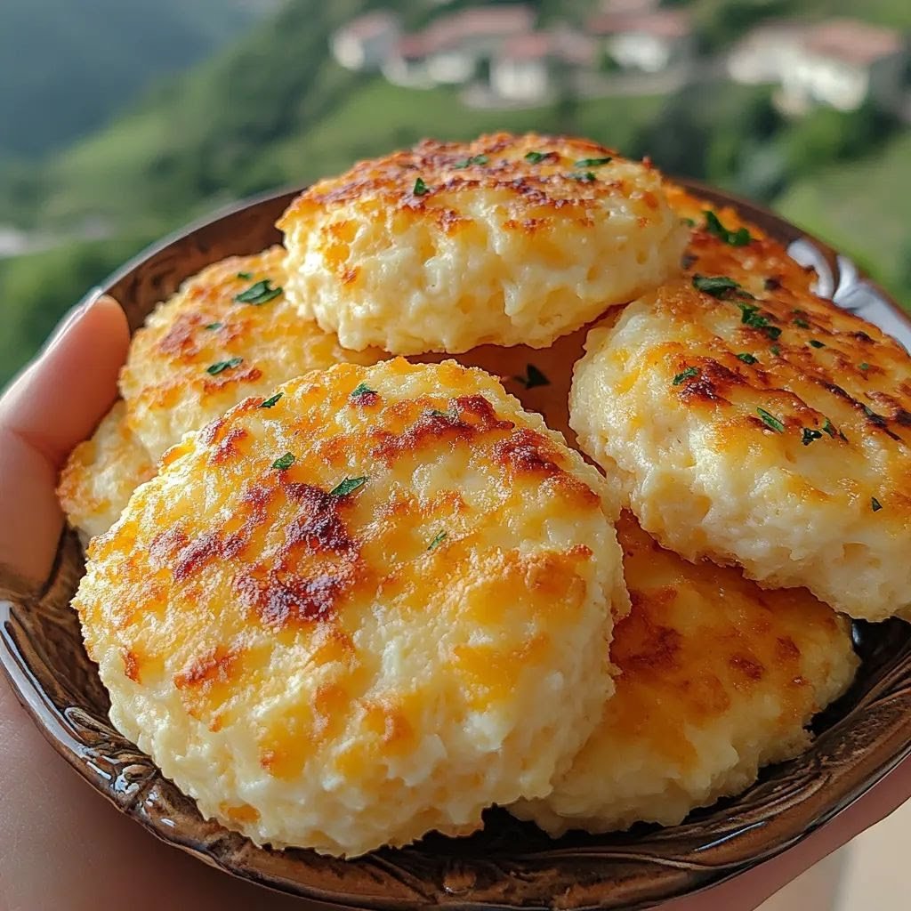 Easy Air Fryer Keto Cheddar Cottage Cheese Biscuits