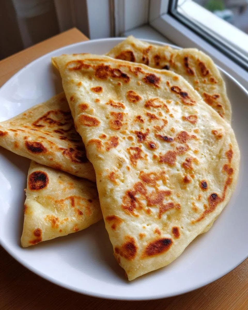 2-Ingredient Cottage Cheese Flatbread Recipe