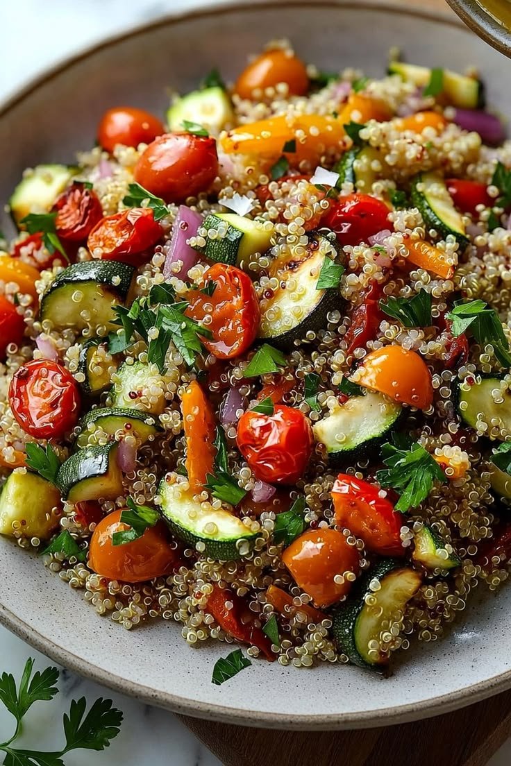 Quinoa & Roasted Veggie Salad