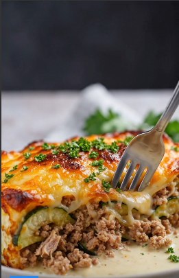 Ground Turkey Zucchini Casserole