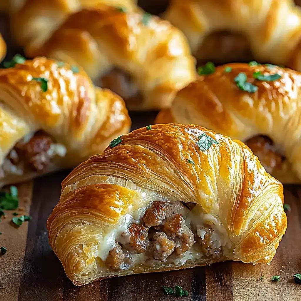 Sausage Cream Cheese Crescents (Full Recipe)