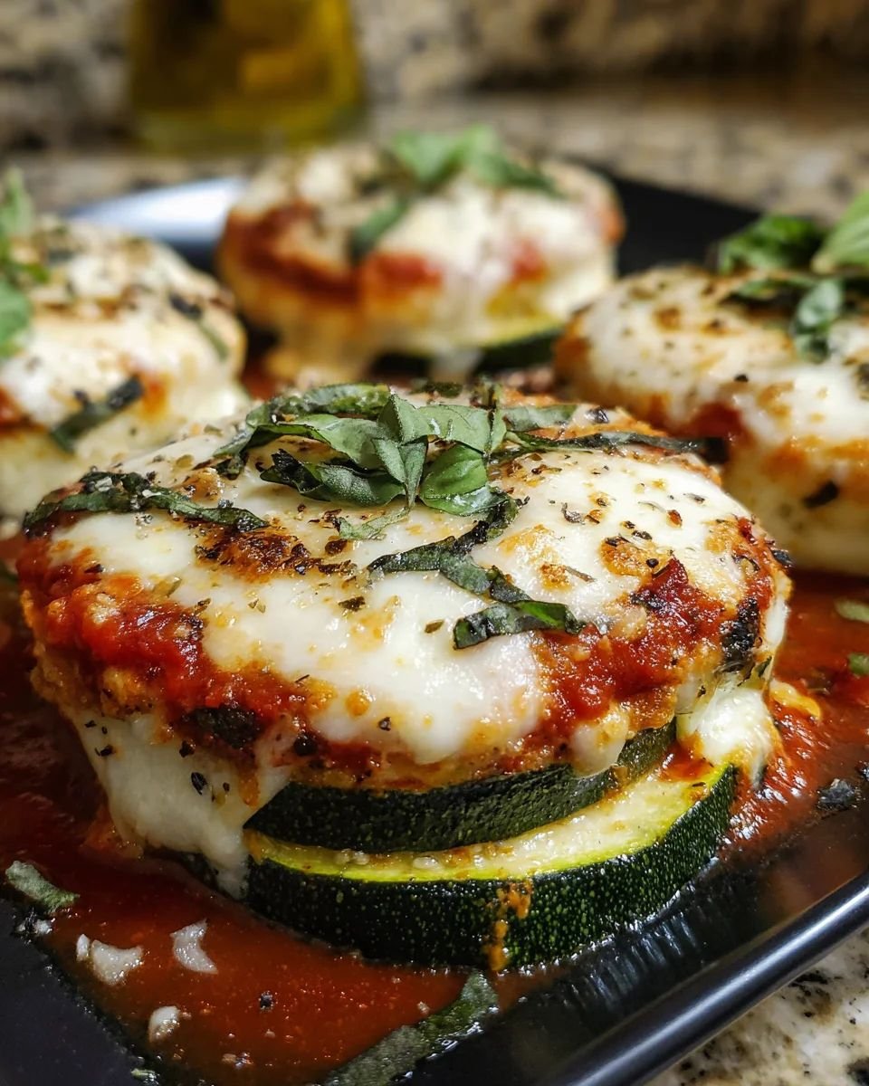 Zucchini Ricotta Melts with Marinara (Full Recipe)