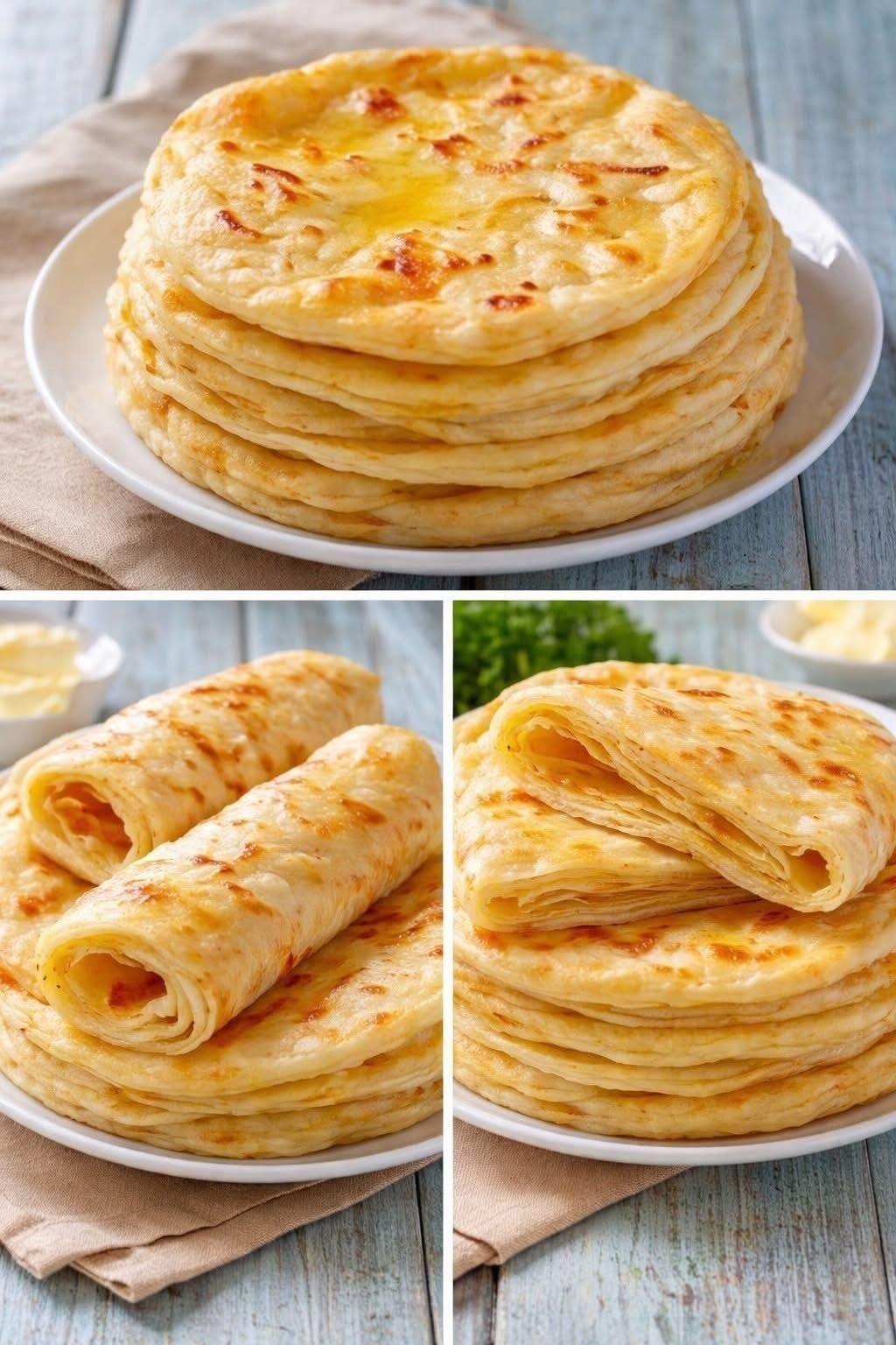 Flaky Cheese Flatbread Recipe (Full Recipe)
