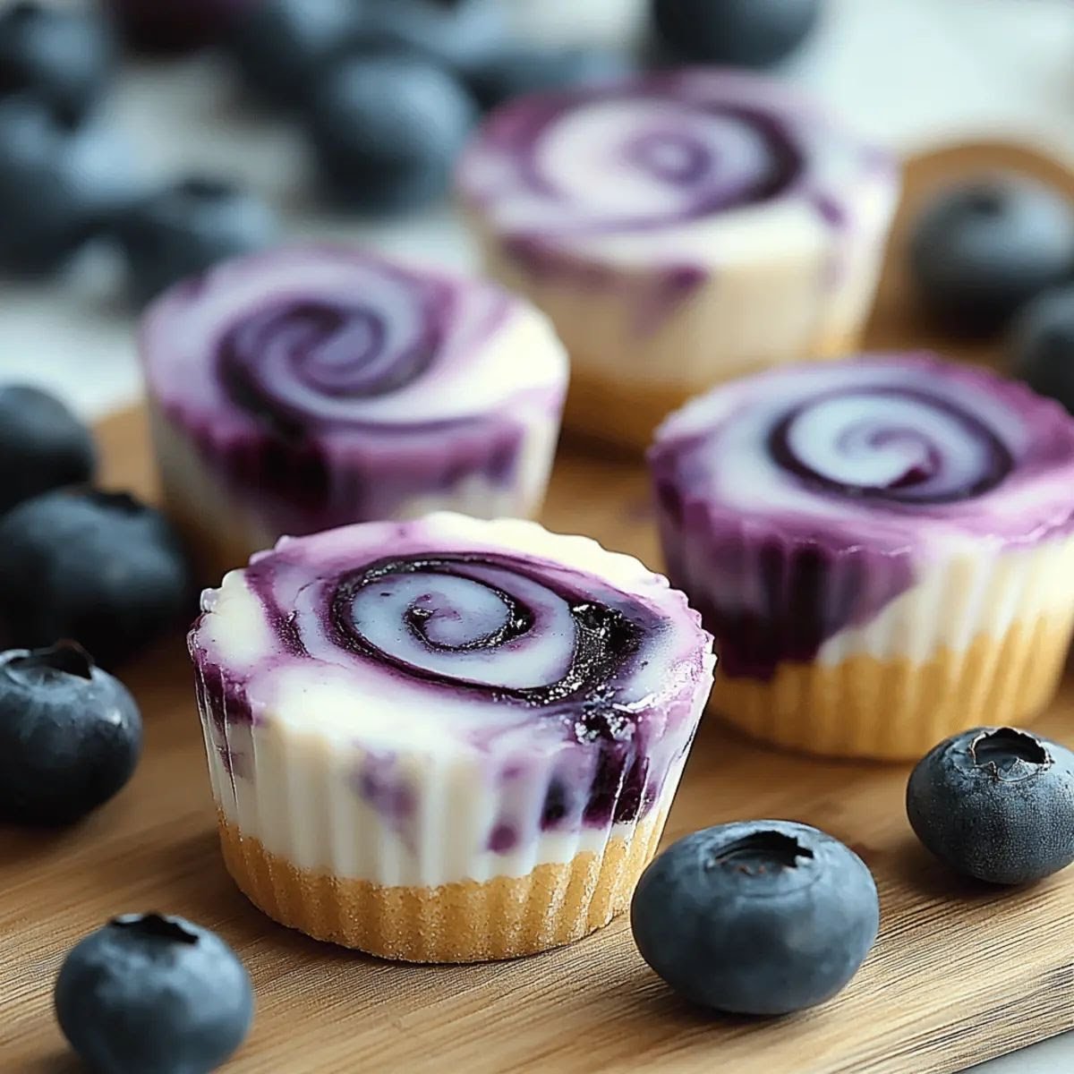 Blueberry Swirl Yogurt Bites