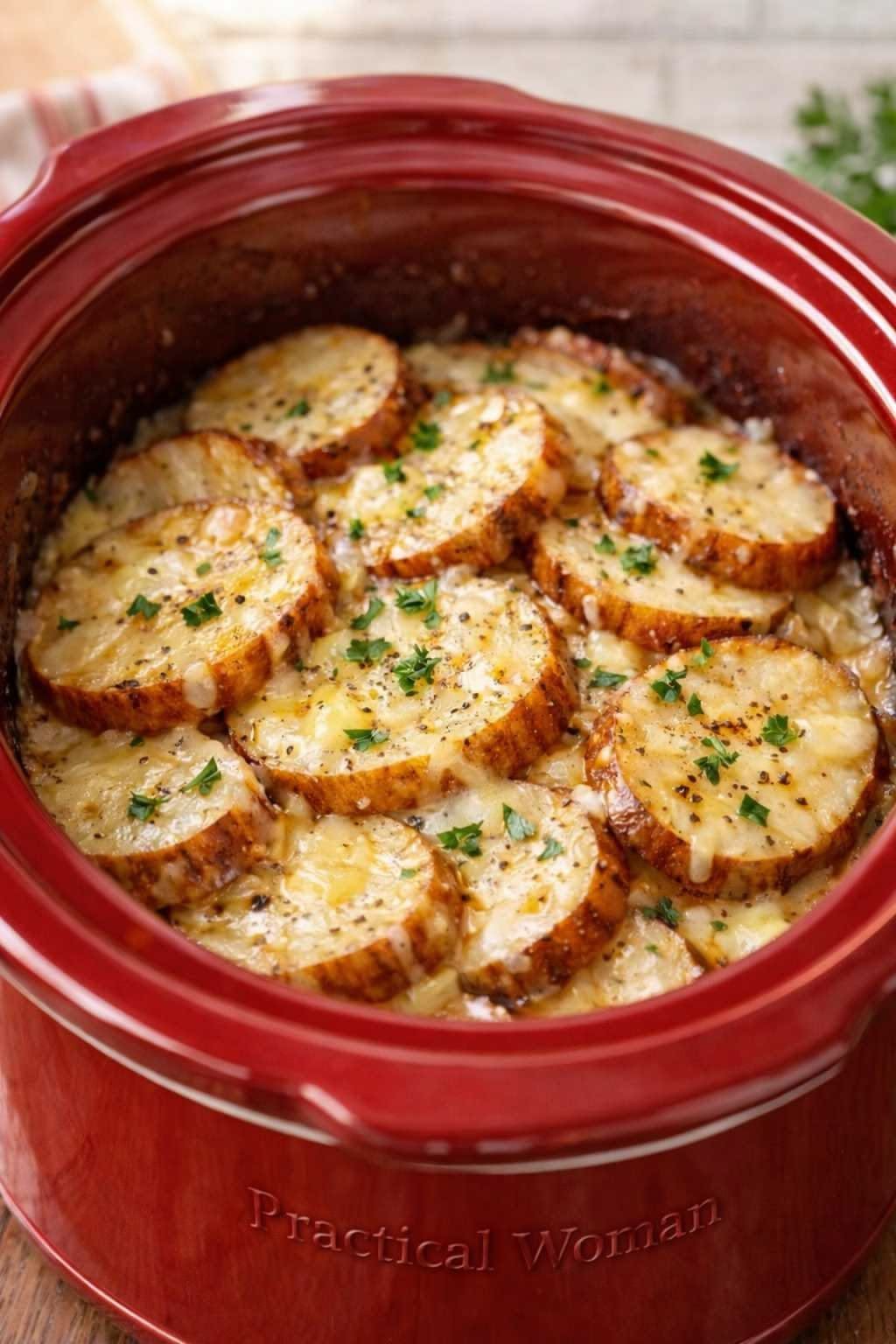 3-Ingredient Slow Cooker Holiday Potatoes