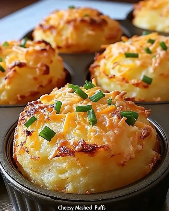 Cheesy Mashed Potato Puffs (Full Recipe)