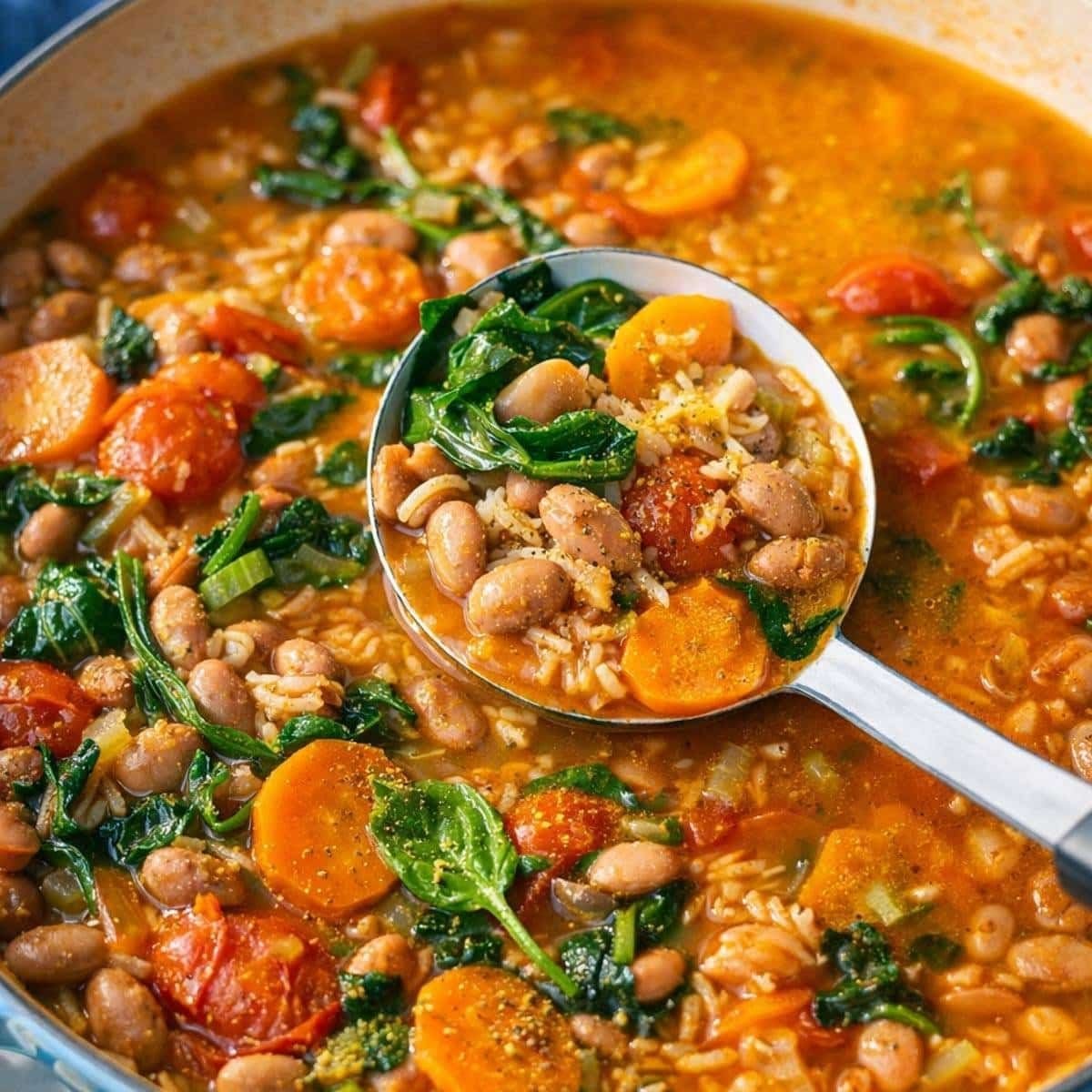 Easy Mediterranean Pinto Bean Soup (Full Detailed Recipe)