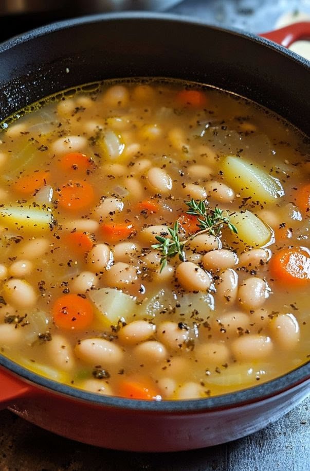 Hearty Great Northern Beans Soup (full Recipe)