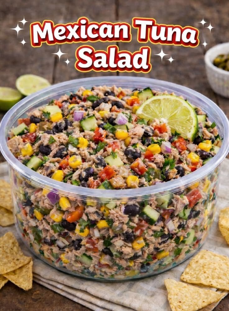 Mexican Tuna Salad (Full Detail Recipe)