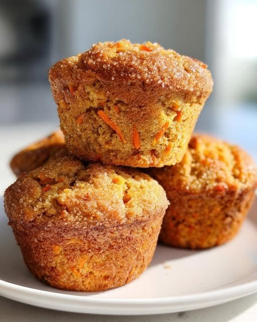 Carrot Cinnamon Muffins (Full Recipe)