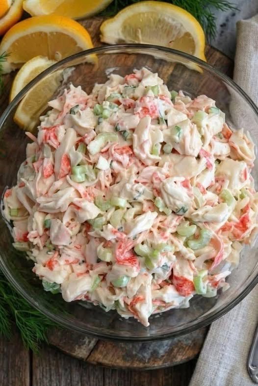Creamy Imitation Crab Salad Recipe