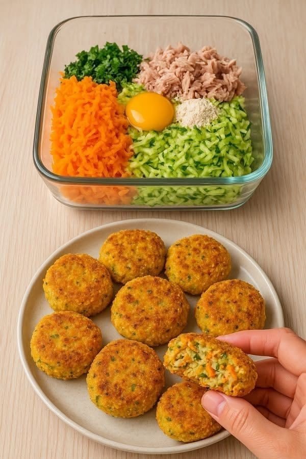 Healthy Tuna & Veggie Patties