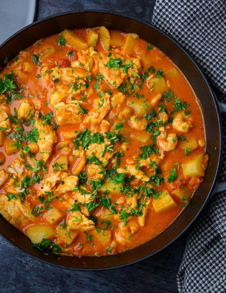 Spanish Fish Stew with Potatoes