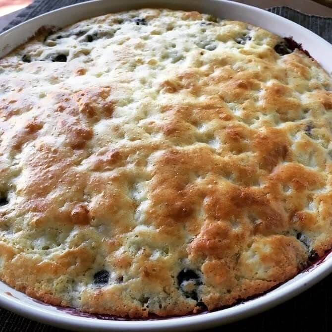 Baked Cottage Cheese Blueberry (Healthy & High-Protein)