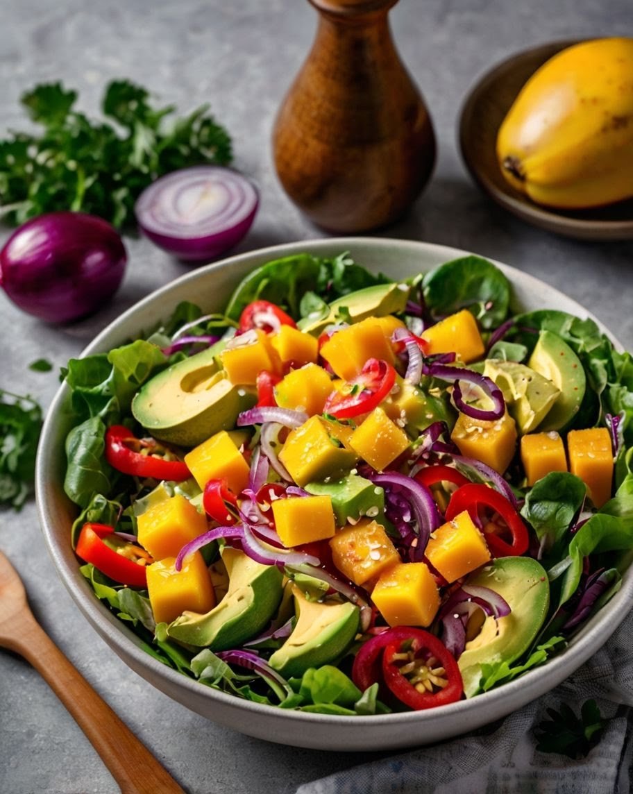 Mango Avocado Salad Fiesta