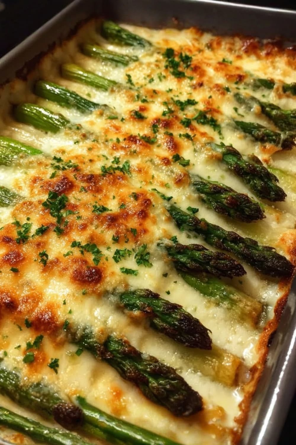 Cheesy Baked Asparagus