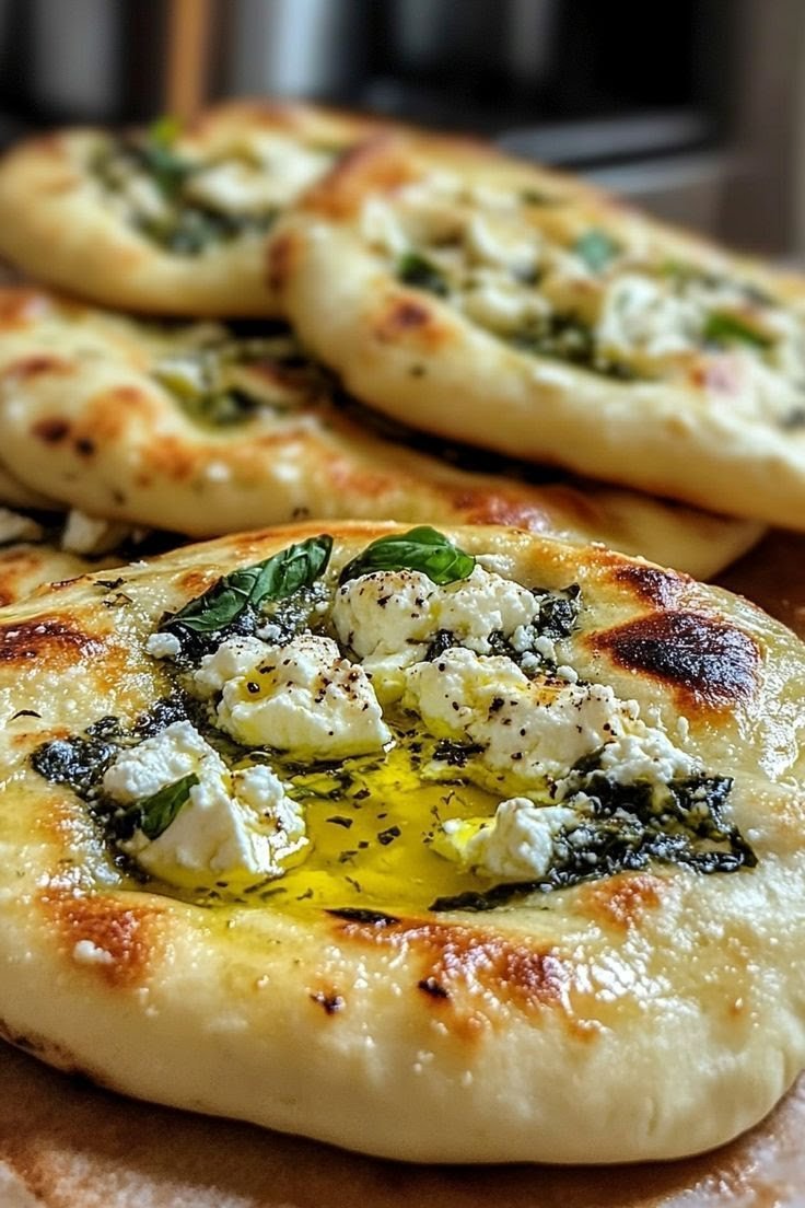 Spinach & Feta Mini Flatbreads