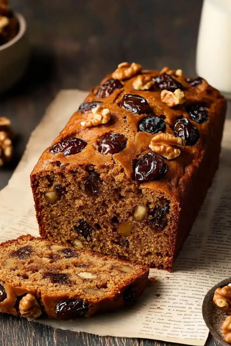 Date & Walnut Cake (Naturally Sweet & Super Moist)